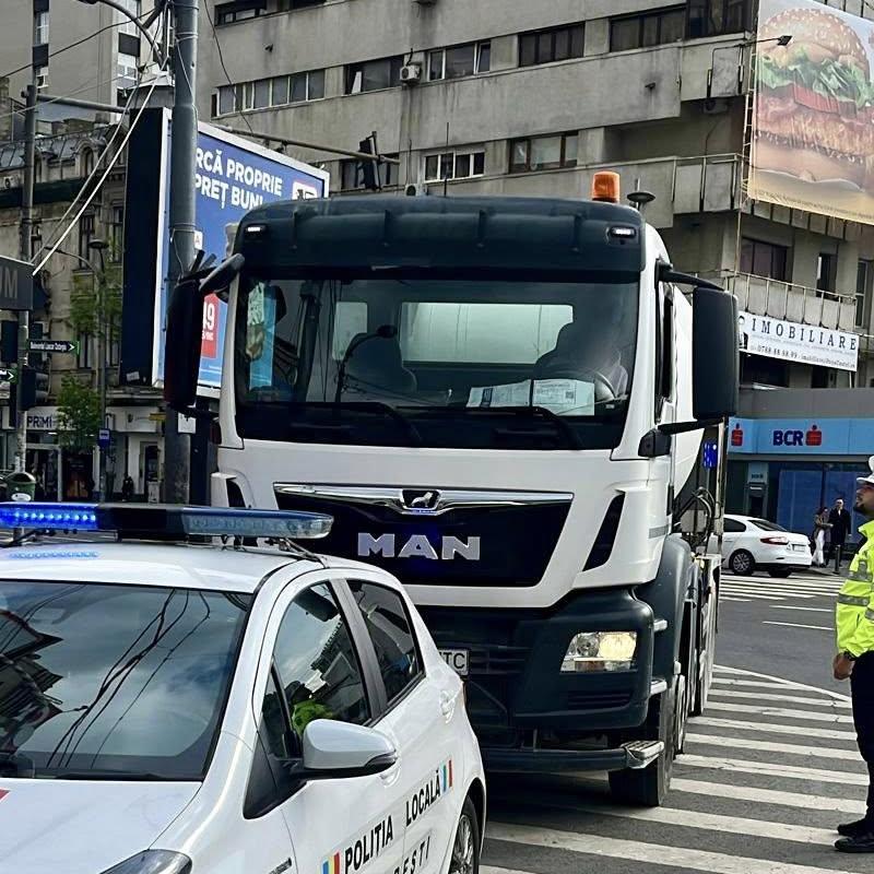 O cifă prin centrul Bucureștiului!